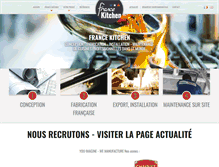 Tablet Screenshot of francekitchen.com